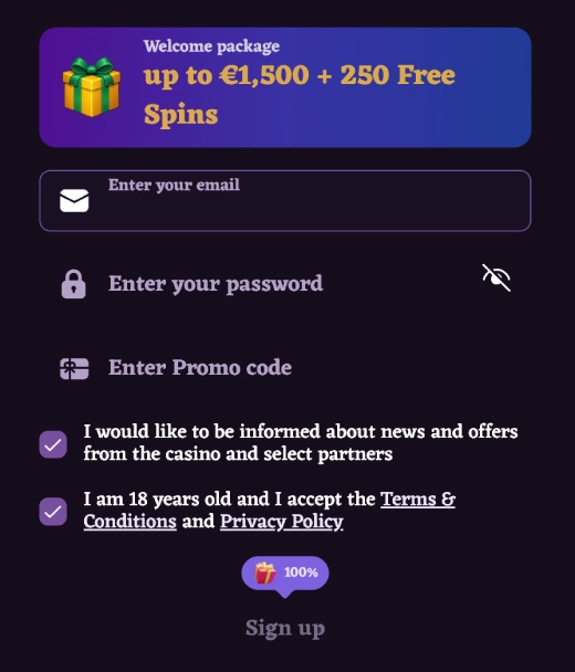 Register at HappyJokers Casino